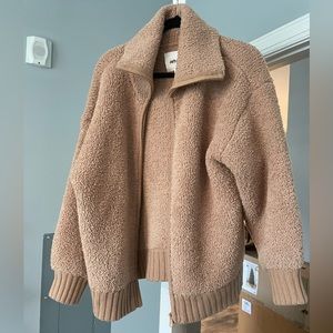 Aerie Sherpa Teddy Zip Up